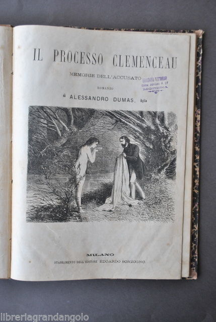Letteratura Francese Popolare Dumas Processo Clemenceau Memorie Accusato 1800
