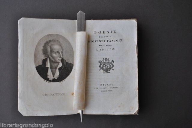 Letteratura Poesie Conte Fantoni tra Arcadi Labindo Arcadia Odi Milano …