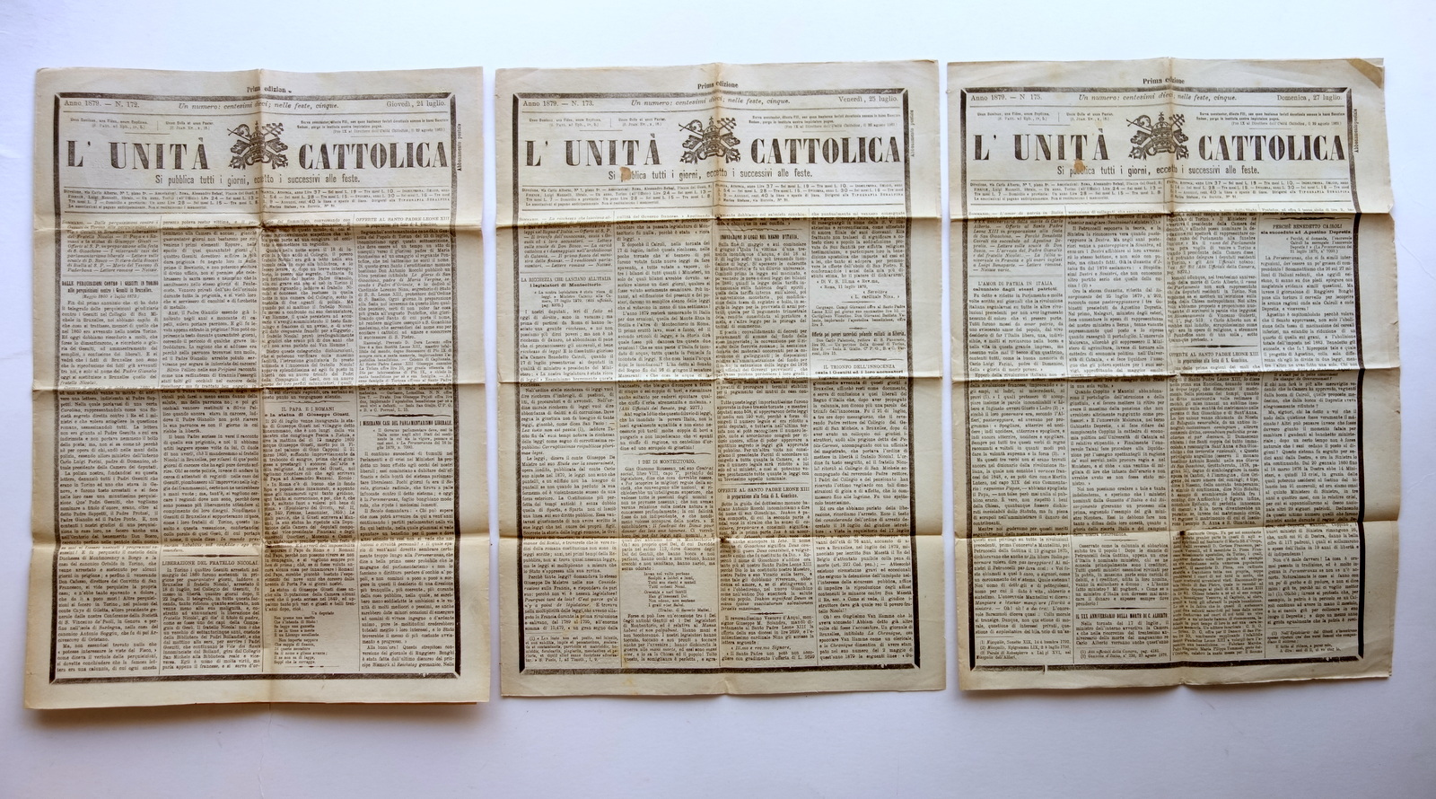 Lettere sulle Scuole di Don Bosco L'Unit‡ Cattolica 3 Numeri …