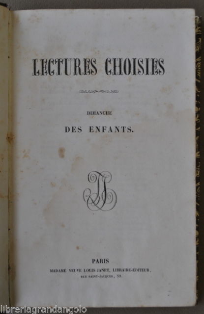 Letture Infanzia Libri Bambini Incisioni Lectures Choisies Dimanche Enfants 1800