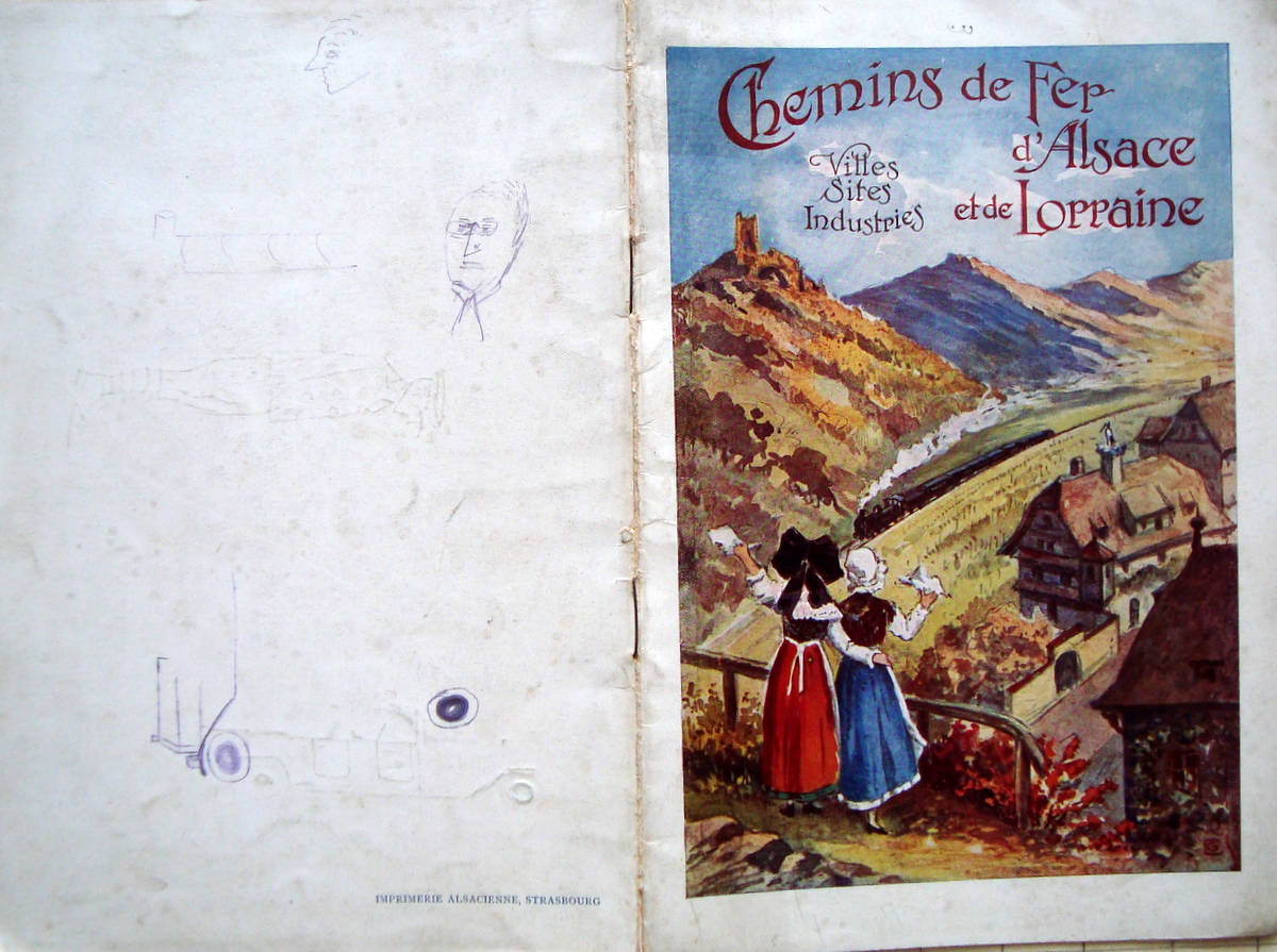 Libretto Turistico Chemins de Fer D'Alsace et de Lorraine '900 …