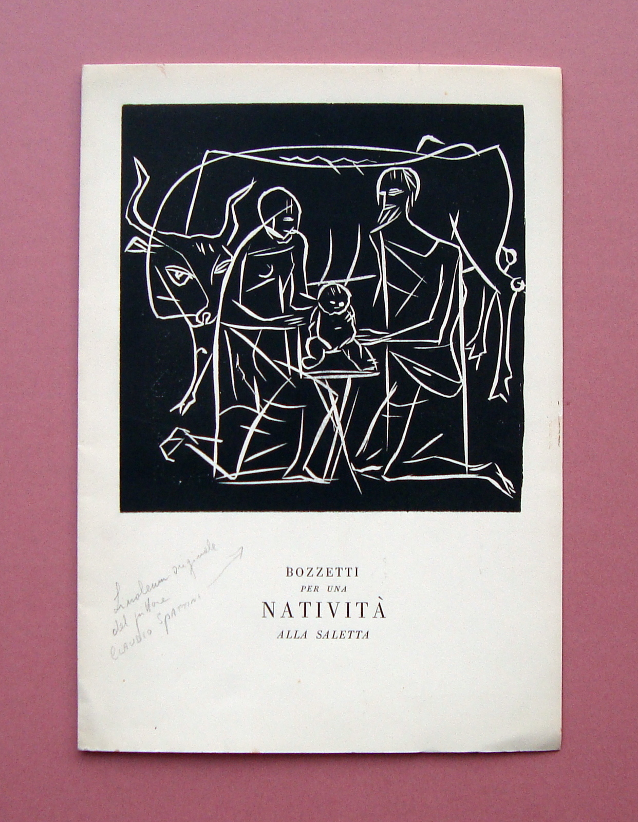 Linoleum Originale Claudio Spattini Bozzetti per una Nativit‡ alla Saletta …