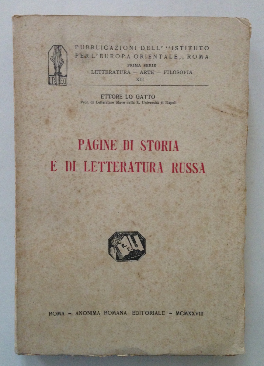 LO GATTO PAGINE DI STORIA E DI LETTERATURA RUSSA ROMA …