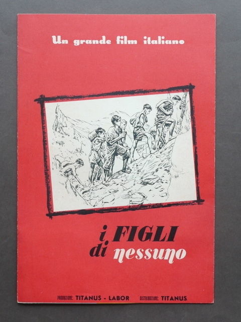 Locandina Film Figli di Nessuno Mazzari Titanus Labor Matarazzo 1940 …