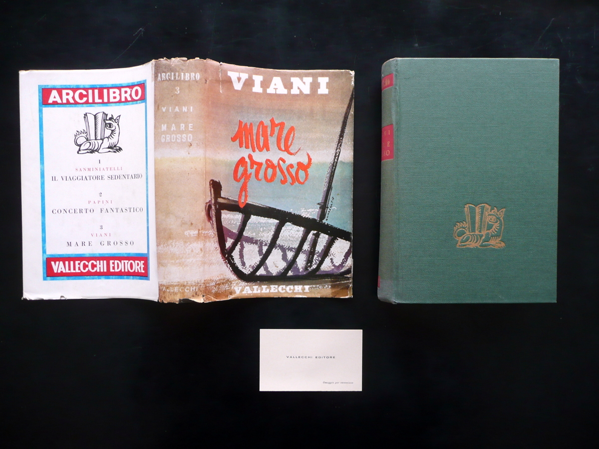 Lorenzo Viani Mare Grosso Vallecchi Editore 1955 Prima Edizione Letteratura