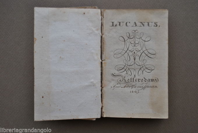 Lucano Pharsalia Carmen ad Pisonem Latino Guerra Civile Farsalo Augusto …