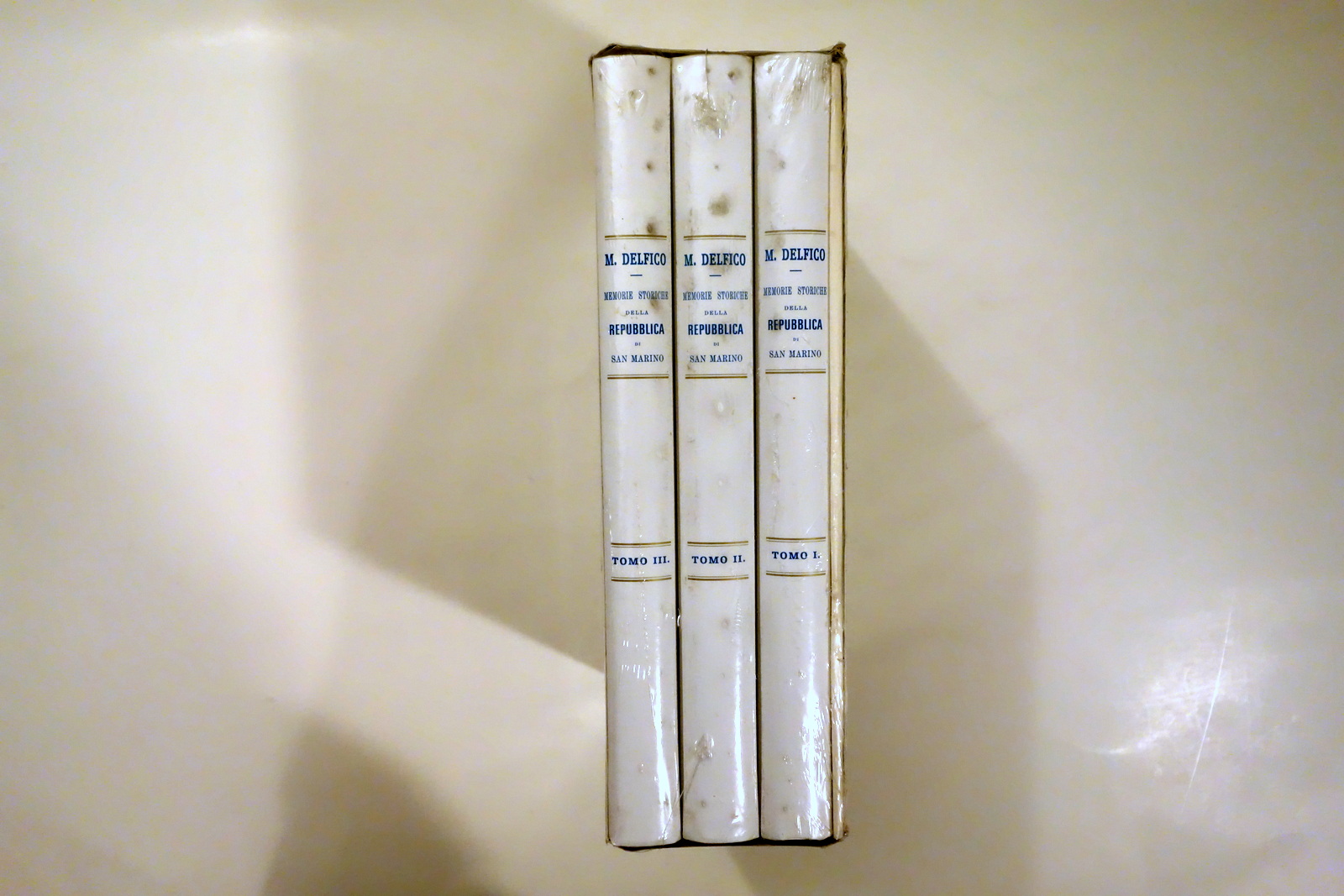 M. Delfico Memorie Storiche della Repubblica di S. Marino 3 …