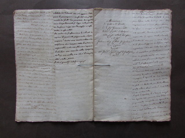 Manoscritto Guazzaloca Sarti S.Cesario Bologna Modena Debito 1820