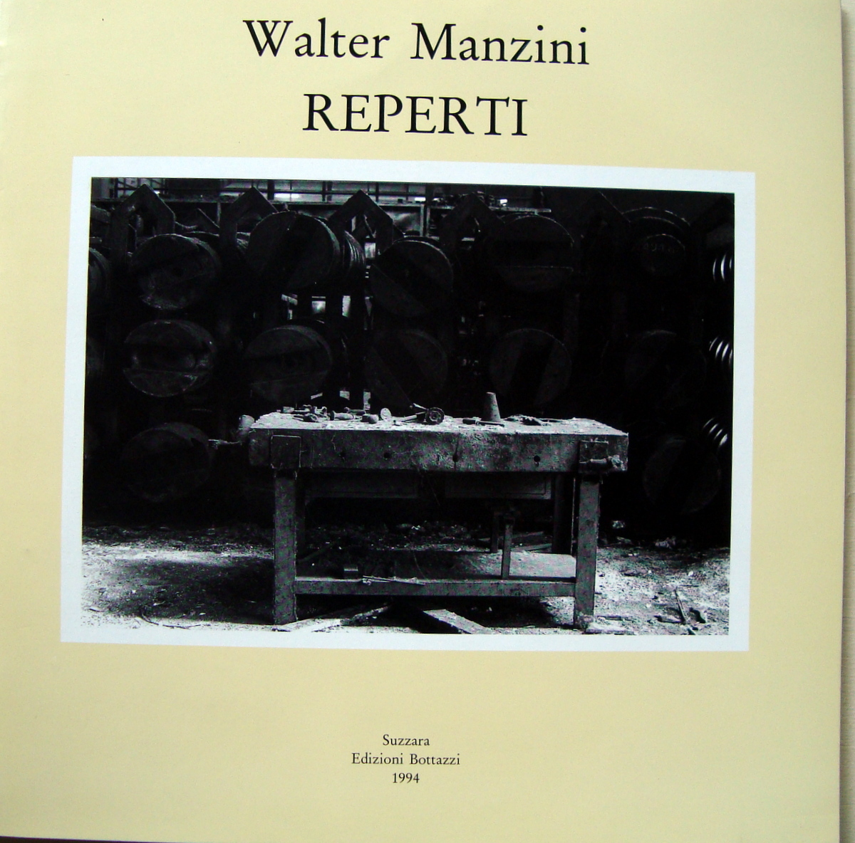 MANZINI WALTER REPERTI 1994 FOTOGRAFIA ED BOTTAZZI SUZZARA VALTORTA ZACCHE