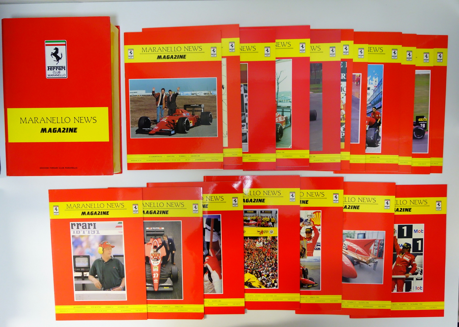 Maranello News Magazine 18 Numeri 1989-1994 Ed. Ferrari Club Tutto …