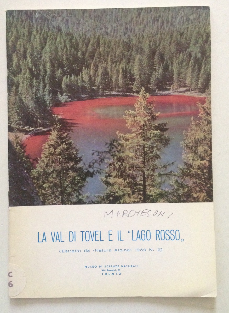 Marchesoni Estratto da Natura Alpina N. 2 1959 La Val …