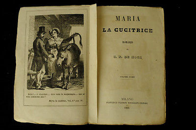 Maria la Cucitrice di Paolo de Kock Pagnoni Milano 1865 …