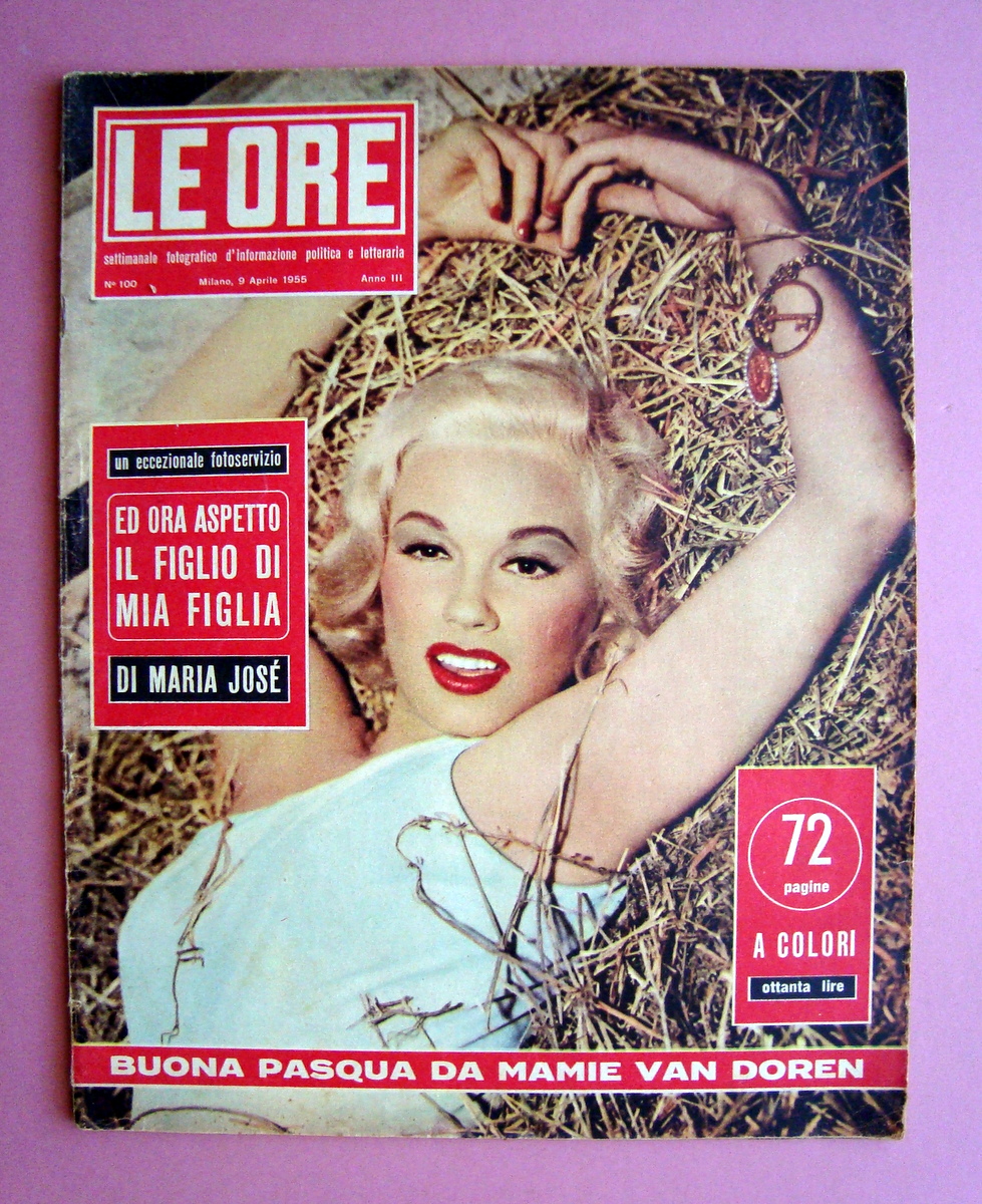 Marilyn Monroe copertina Le Ore n 100 9 Aprile 1955 …