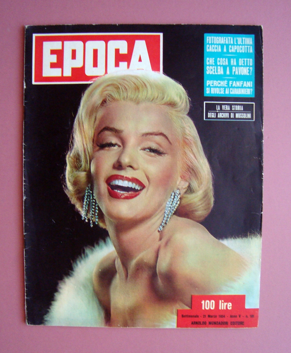 Marilyn Monroe Epoca n 181 21 Marzo 1954 Mondadori Ed
