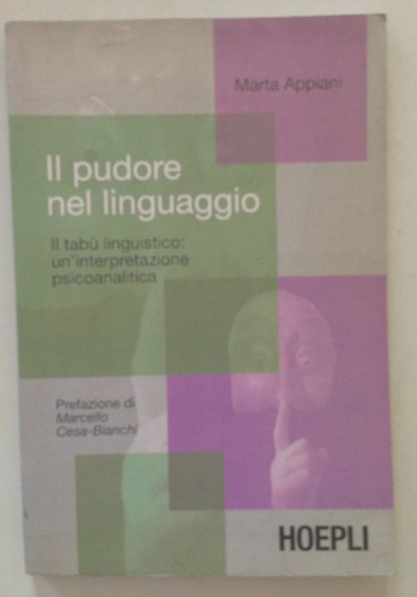 Marta Appiani Il Pudore nel Linguaggio Il Tab˘ Linguistico Hoepli …