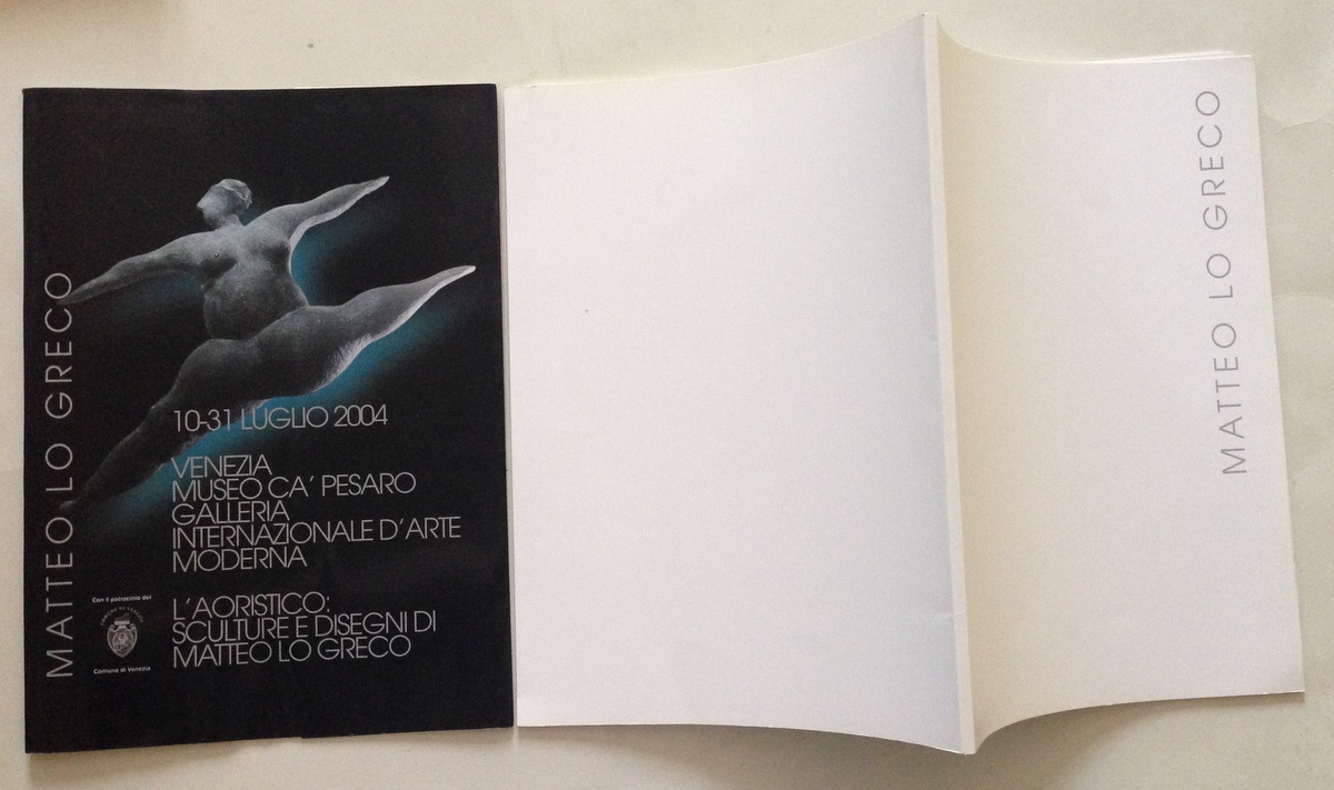 Matteo Lo Greco Catalogo Mostra Venezia Museo Ca' Pesaro Sculture …