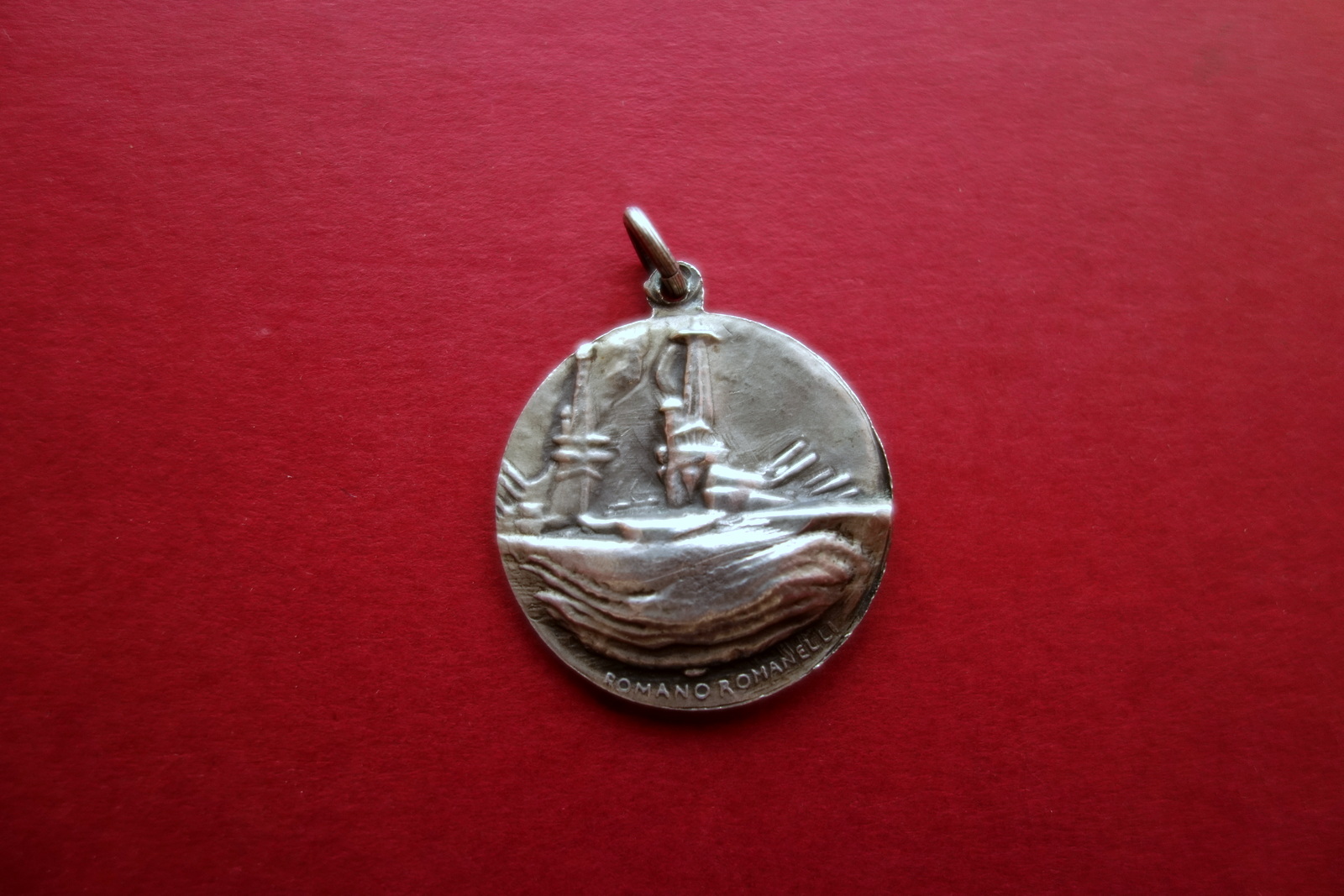 Medaglia d'Argento Andrea Doria Marina Militare Grafica Romano Romanelli