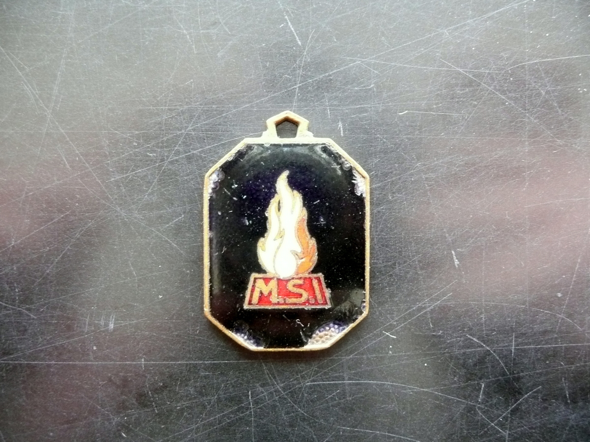 Medaglia MSI Movimento Sociale Italiano Consigliere Comunale Novembre 1960