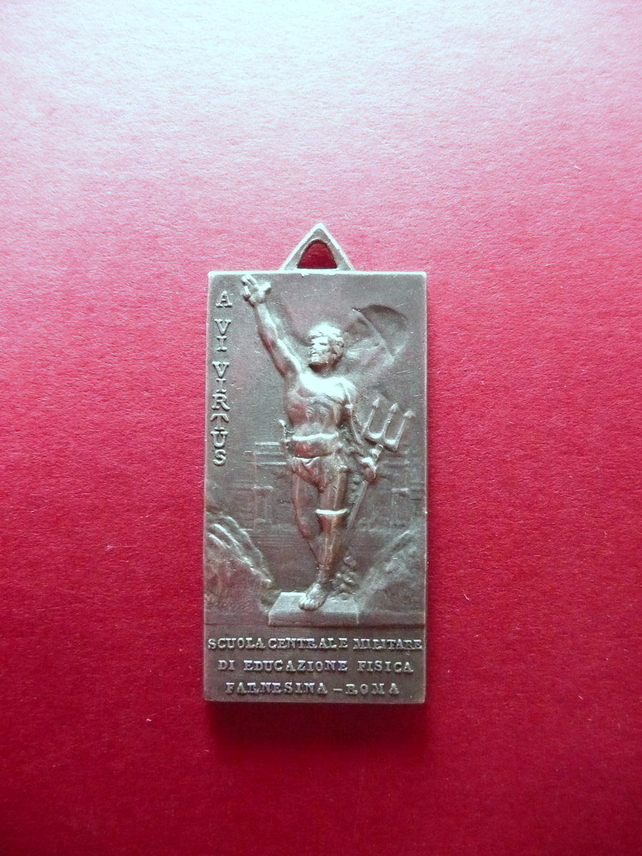 Medaglia Scuola Centrale Militare di Educazione Fisica Farnesina Roma Anni …
