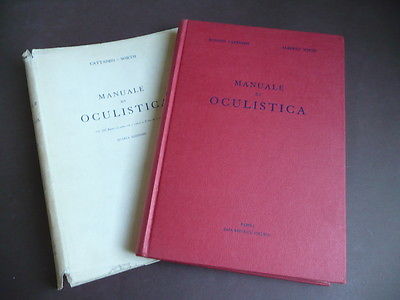 Medicina Oculistica Manuale Cattaneo Wirth Idelson 1969