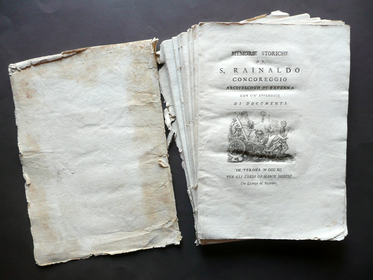 Memorie Storiche di S. Rainaldo Concoreggio Arcivescovo di Ravenna Moroni …