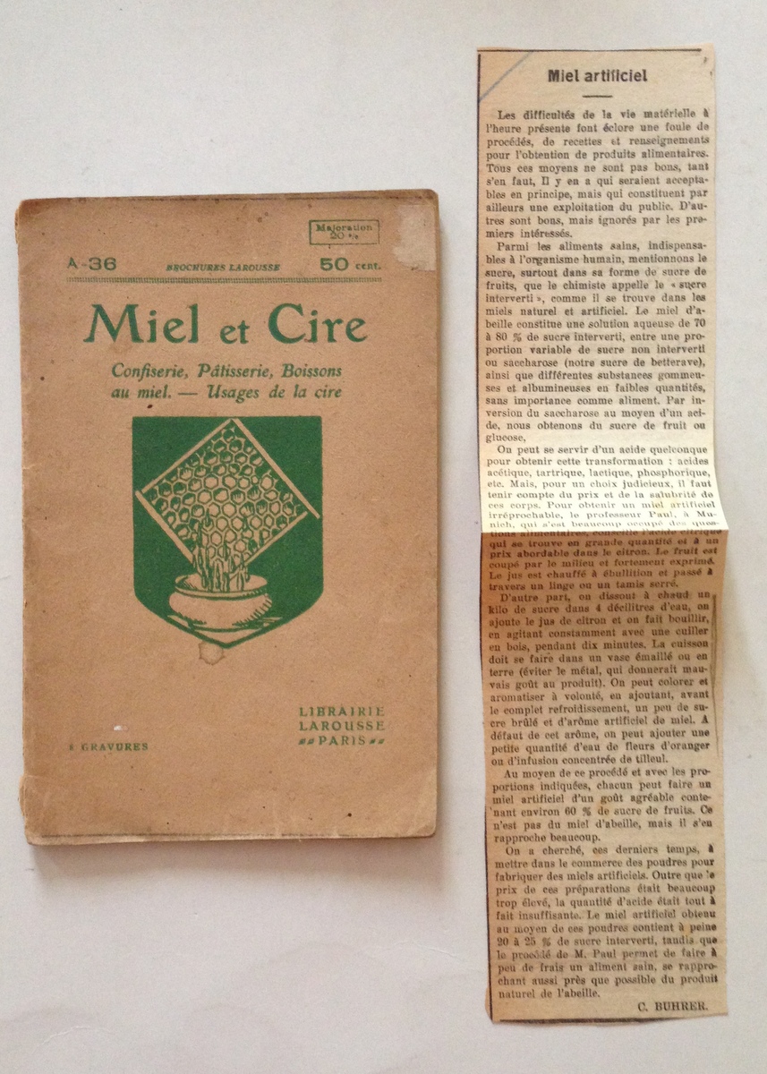 Miel et Cire Confiserie Patisserie Boissons Miele Cera Librairie Larousse …