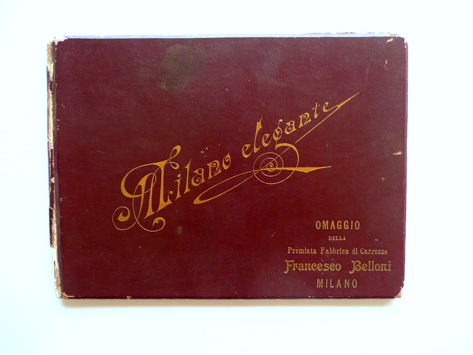 Milano Elegante Album 50 Fotografie Pubblicit‡ Omaggio Belloni Carrozze 1898