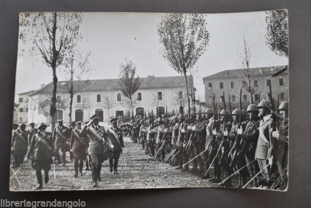 Militaria Esercito Fotografia Umberto Savoia Visita Sesto Campale Modena 1935
