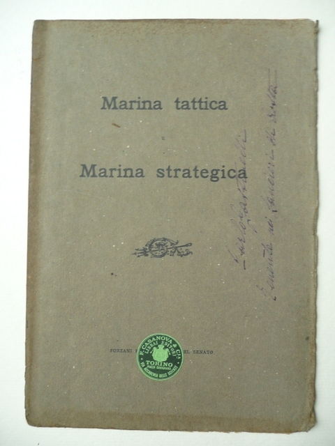 Militaria Marina Tattica Strategica Gavotti Contrammiraglio Lanceri Aosta
