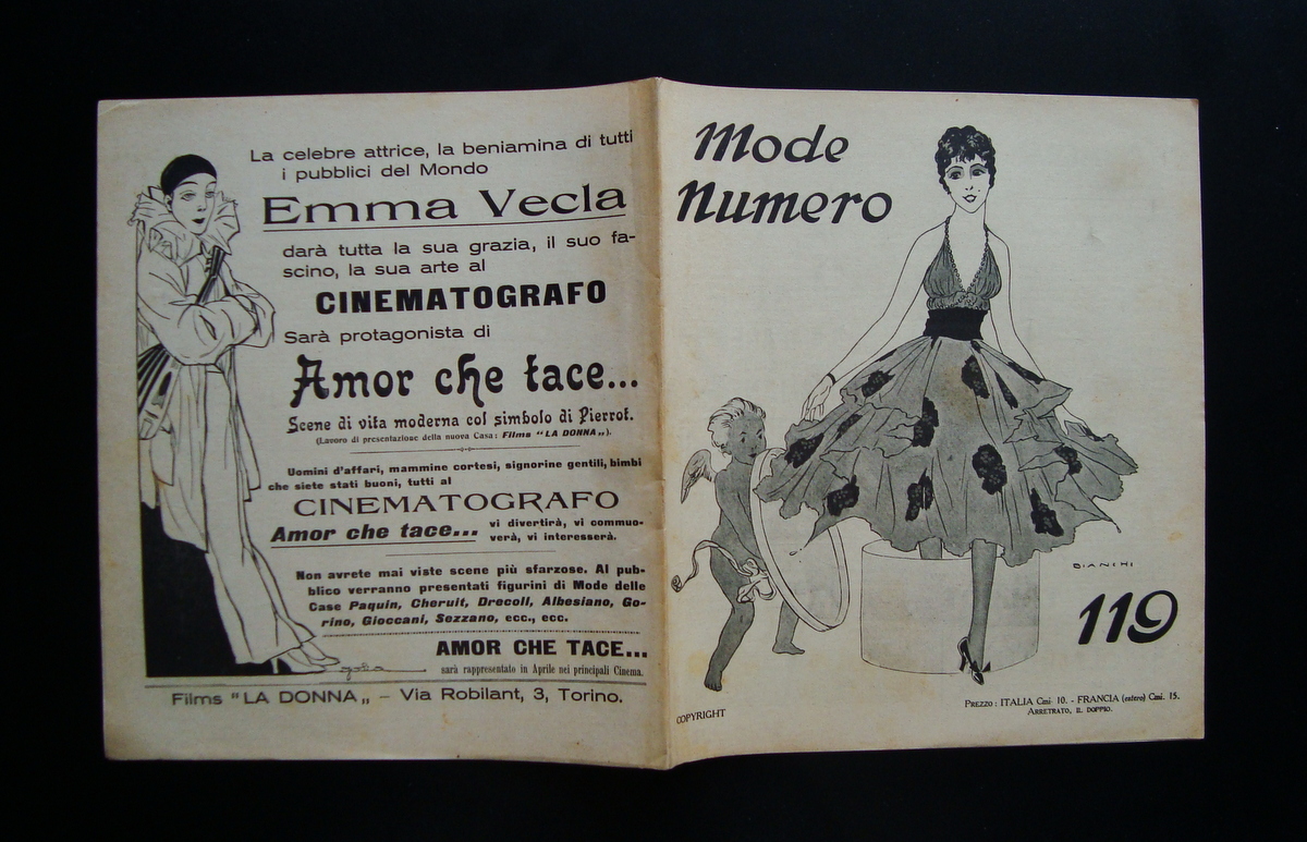 MODE NUMERO 119 Anno IV 2 Aprile 1916 Torino Sacchetti …