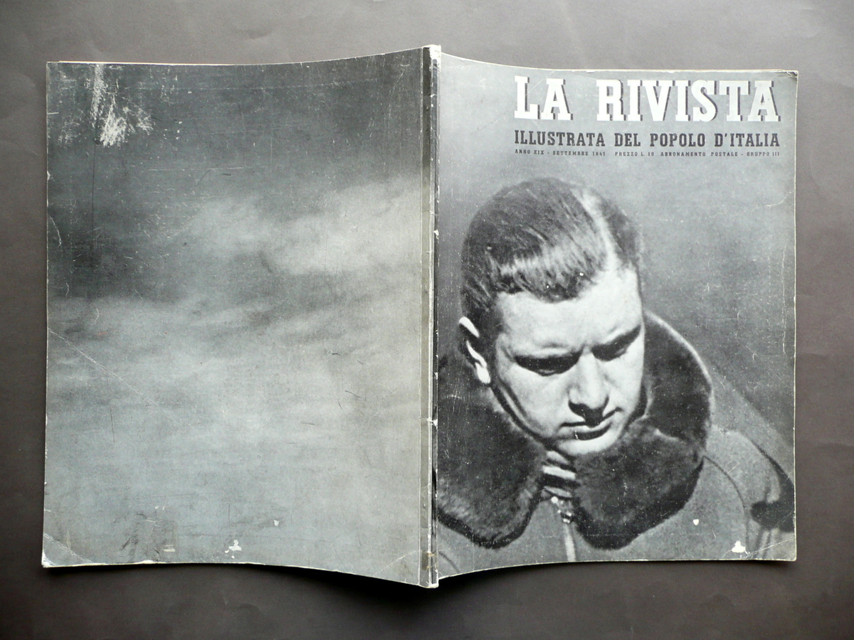 Morte Bruno Mussolini Marinetti Rivista Illustrata del Popolo d'Italia 1941