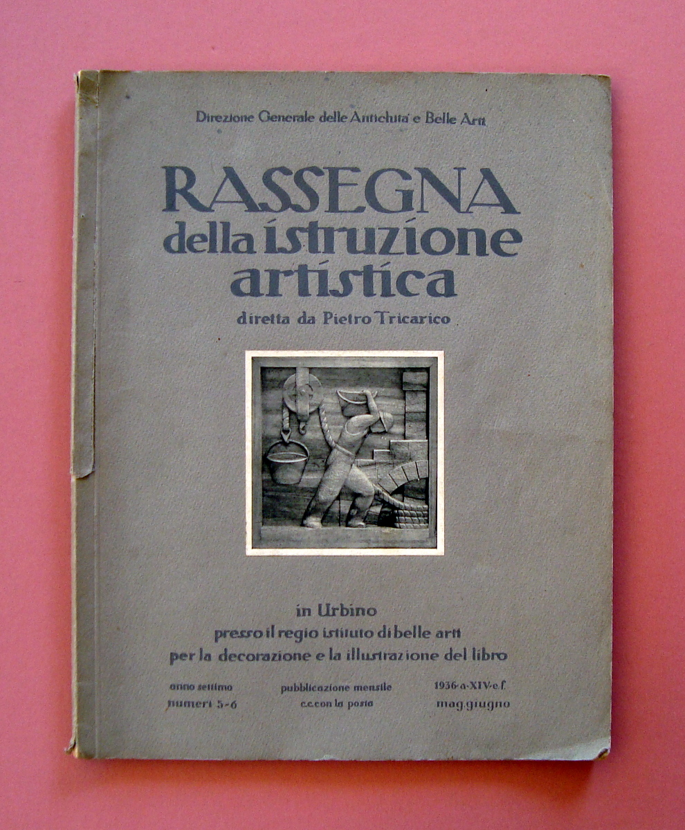 Murano Plastiche Vetrarie Flavio Poli Rassegna Istruzione Artistica 1936 Urbino