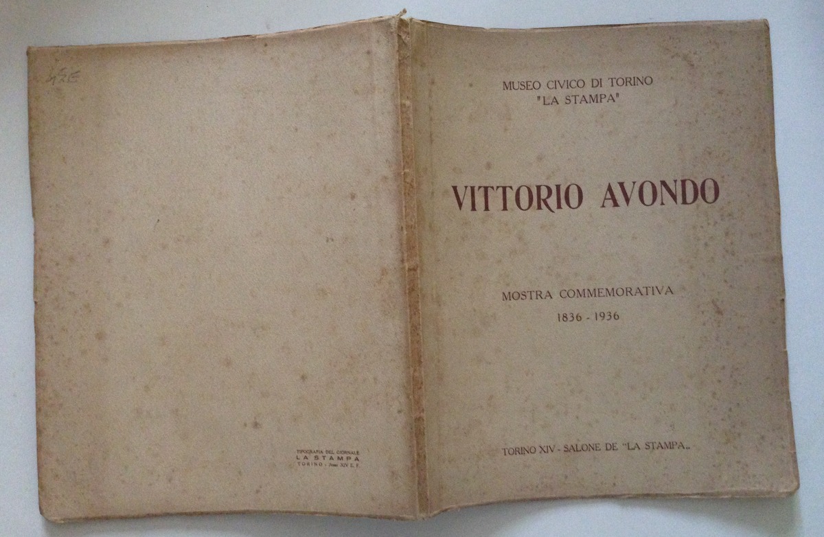 MUSEO CIVICO DI TORINO LA STAMPA VITTORIO AVONDO MOSTRA COMMEMORATIVA …