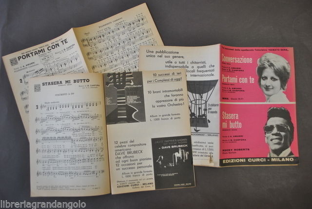 Musica Leggera Mina Conversazione Portami Te Rocky Roberts Stasera Butto …