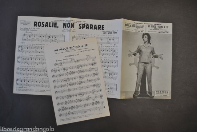 Musica Spartiti Valente Rosalie non Sparare Mi Piace Vicino a …