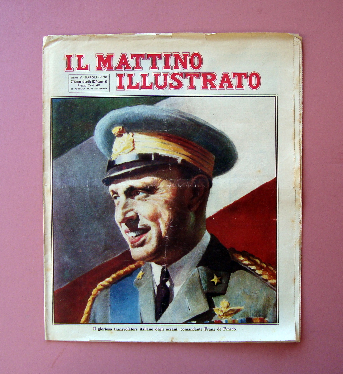 Mussolini Battaglia del Grano Carpena Franz de Pinedo Il Mattino …