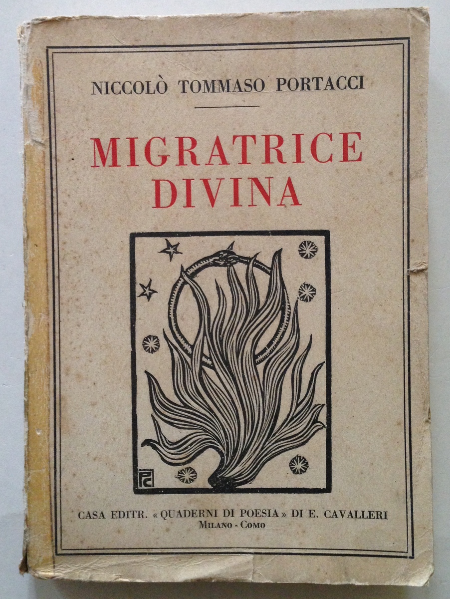 N. T. Portacci Migratrice Divina Casa Editrice Quaderni di Poesia …