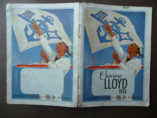 Navi Crociere Lloyd 1939 Italiano Programmi Percorsi Norddeutscher