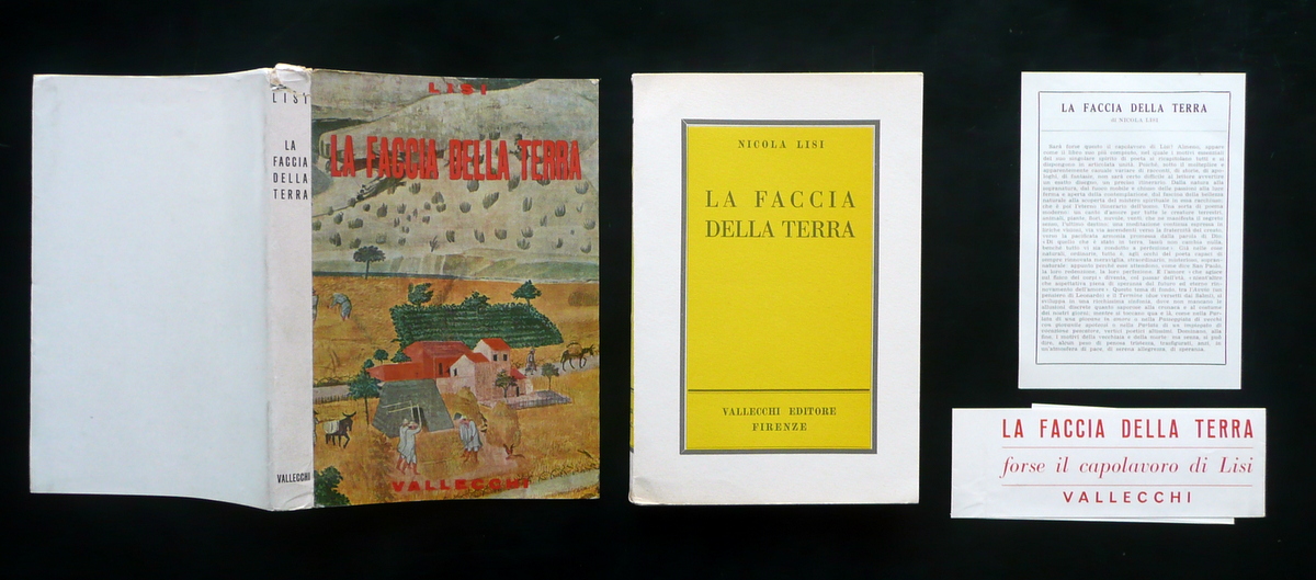 Nicola Lisi La Faccia della Terra Vallecchi Editore Firenze 1959 …