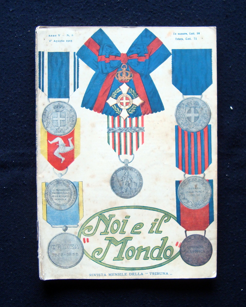 Noi e il Mondo Anno V N 8 1 Agosto …