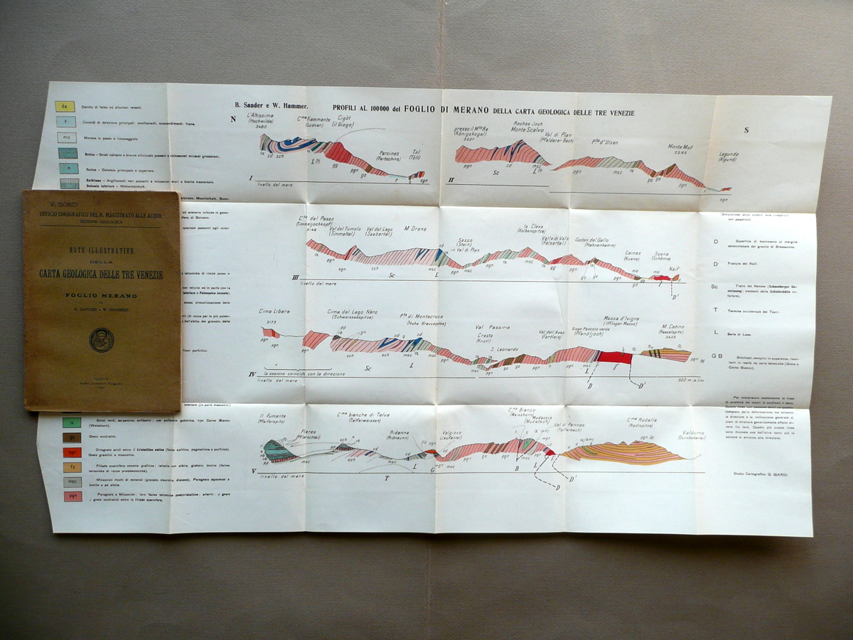 Note Illustrative Carta Geologica delle Tre Venezie Foglio Merano Padova …