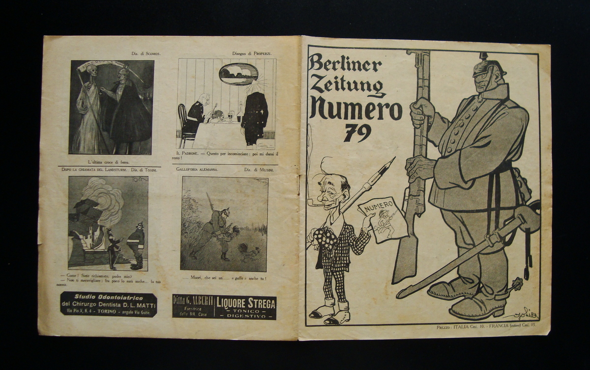 NUMERO 79 Berliner Zeitung Anno III 27 Giugno 1915 Torino …