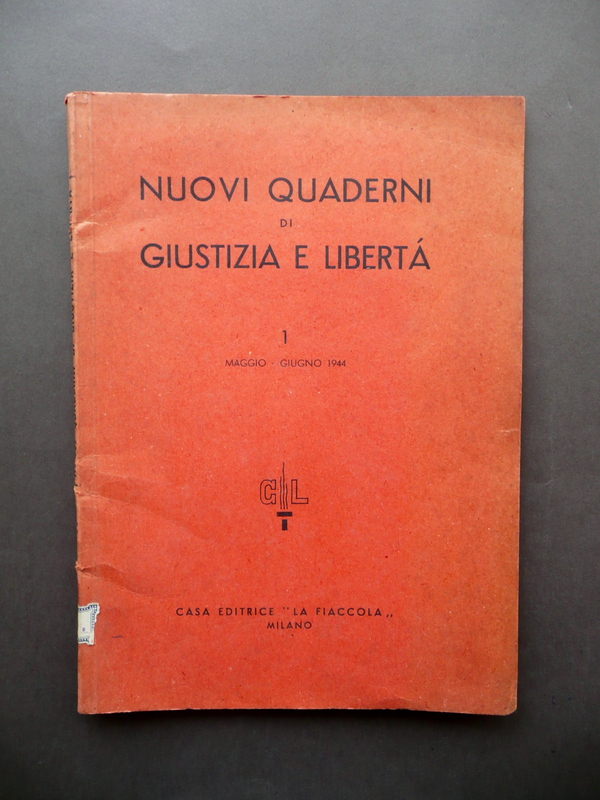 Nuovi Quaderni di Giustizia e Libert‡ N. 1 Maggio Giugno …