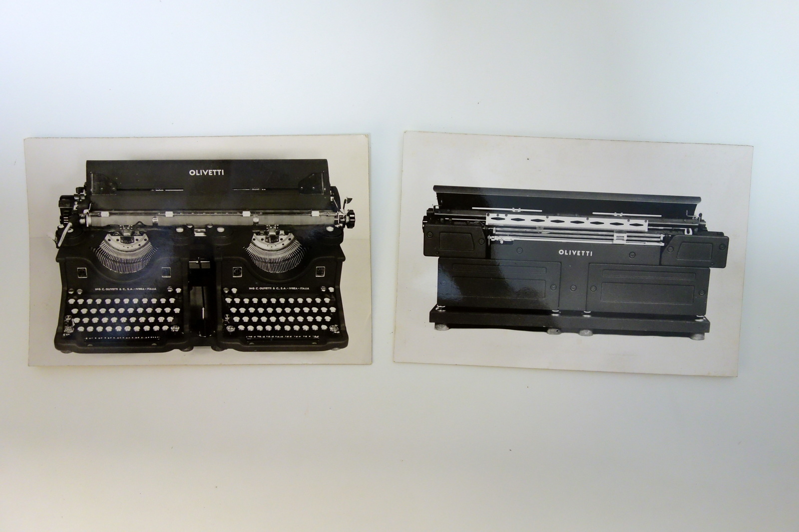 Olivetti Macchina da Scrivere Modello M40 Due Fotografie Anni '40 …