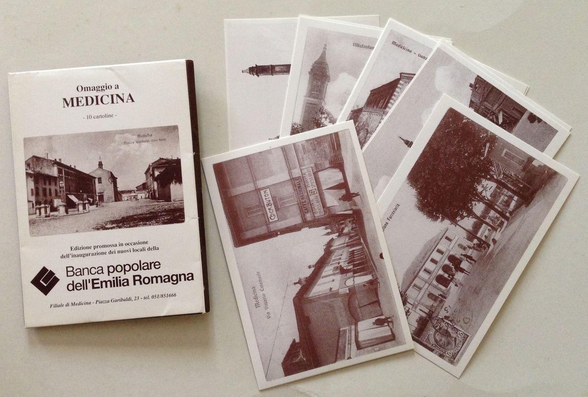 Omaggio Medicina 10 Cartoline Edizione Promossa Inaugurazione Nuovi Locali BPER