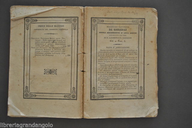 Opuscoli Arte Gallarati Abate Olivetano Pittori Bard Ravenna Bizantini 1860
