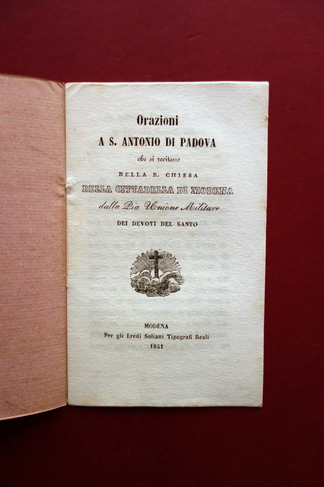 Orazioni a S. Antonio di Padova Chiesa Cittadella di Modena …