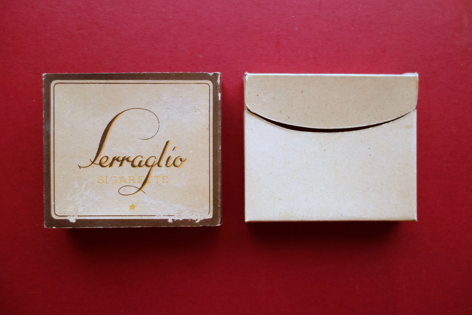 Pacchetto di Sigarette Serraglio Regno d'Italia Anni '30 Ventennio Originale