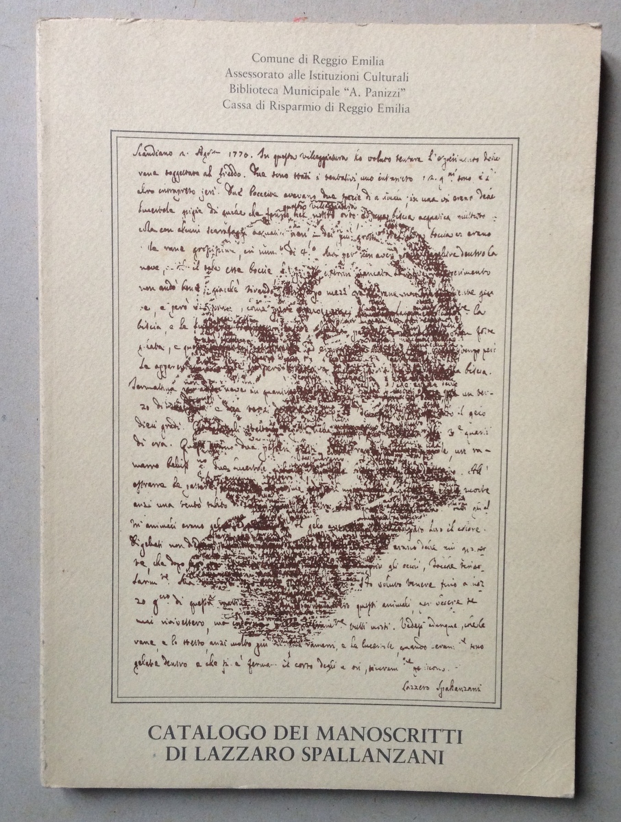Paola Manzini Catalogo di Manoscritti di Lazzaro Spallanzani Reggio Emilia …