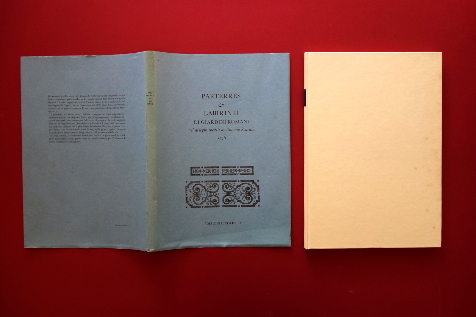 Parterres e Labirinti di Giardini Romani Antonio Scardin 1746 Il …